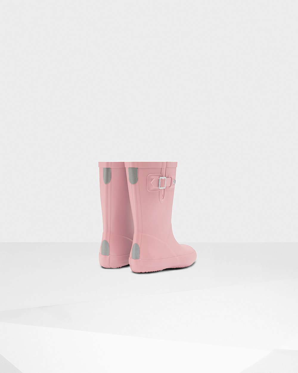 Bottes de Pluie Hunter Original First Flat Sole Enfant Rose CTXVHUJ-53